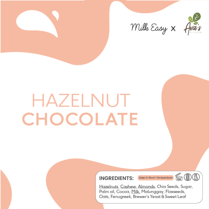 Milk Easy x Ava's Kitchen Lactation Spread - Hazelnut Chocolate