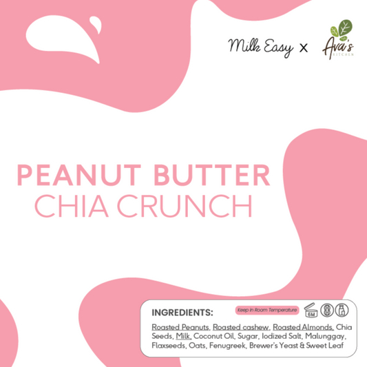 Milk Easy x Ava's Kitchen Lactation Spread - Peanut Butter Chia Crunch